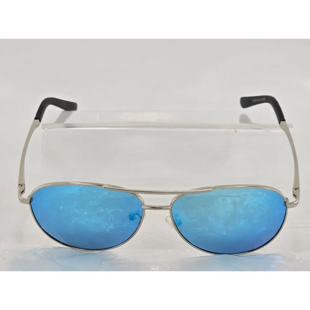 Style Aviator Sunglasses Unisex OS Multicolor Mirrored Lens Metal Frame -NEW